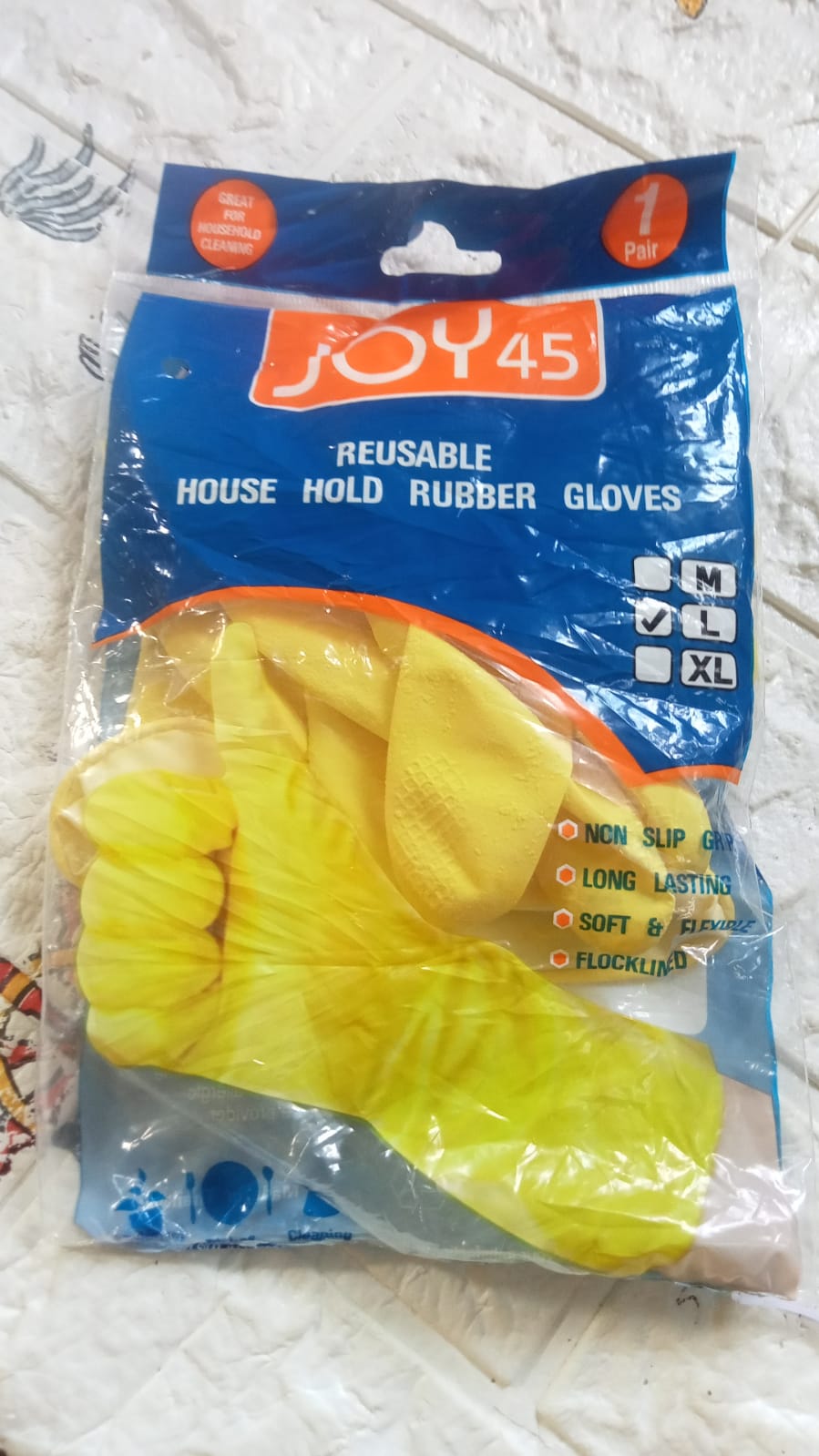 0679 Multipurpose Rubber Reusable Cleaning Gloves, Reusable Rubber Hand Gloves I Latex Safety Gloves I for Washing I Cleaning Kitchen I Gardening I Sanitation I Wet and Dry Use Gloves (1 Pair) 0679 Multipurpose Rubber Reusable Cleaning Gloves, Reusable Rubber Hand Gloves I Latex Safety Gloves I for Washing I Cleaning Kitchen I Gardening I Sanitation I Wet and Dry Use Gloves (1 Pair)
